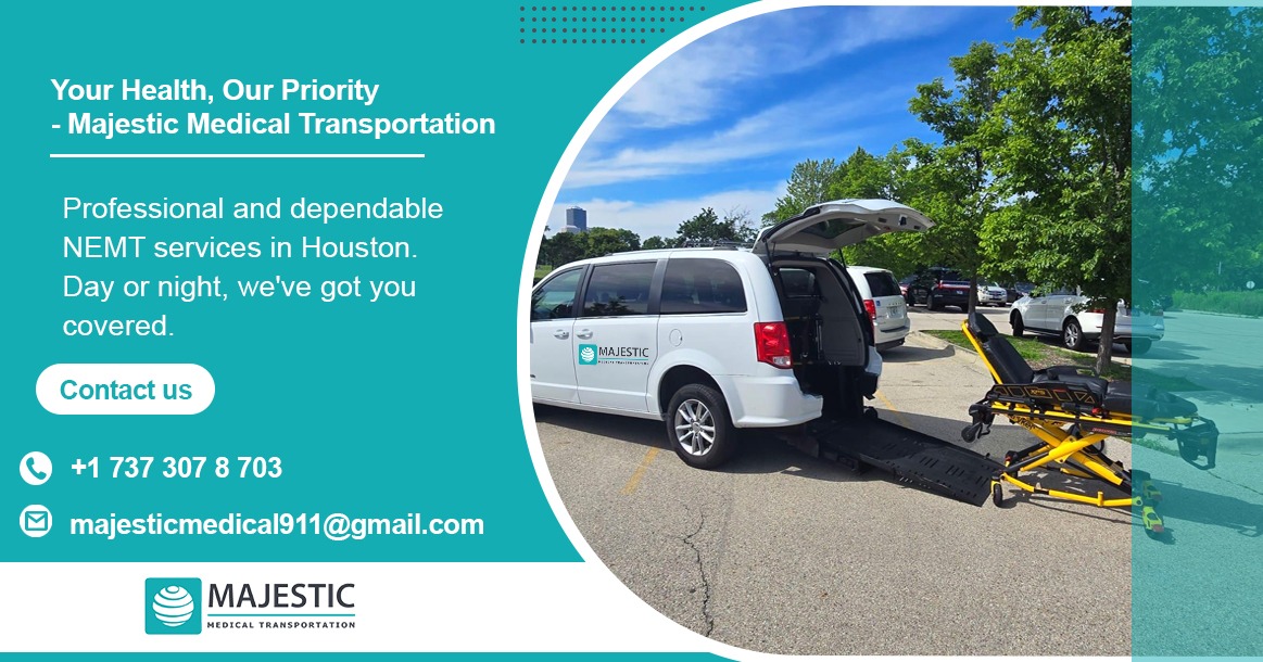 Wheelchair transportation Houston – Majestic Medical Transportation